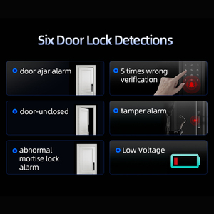 MINGMEN Hot Sell European Standard Level C Automatic Mortise 3D Face Recognition Digital Lock TUYA Bluetooth Smart Door Lock - Product Image 4