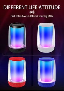 En iyi LED RGB TWS Bluetooth bilgisayar hoparlör Mini 5W ev sineması cep telefon aksesuarı noel promosyon hediyesi DC güç kutusu - Product Image 6