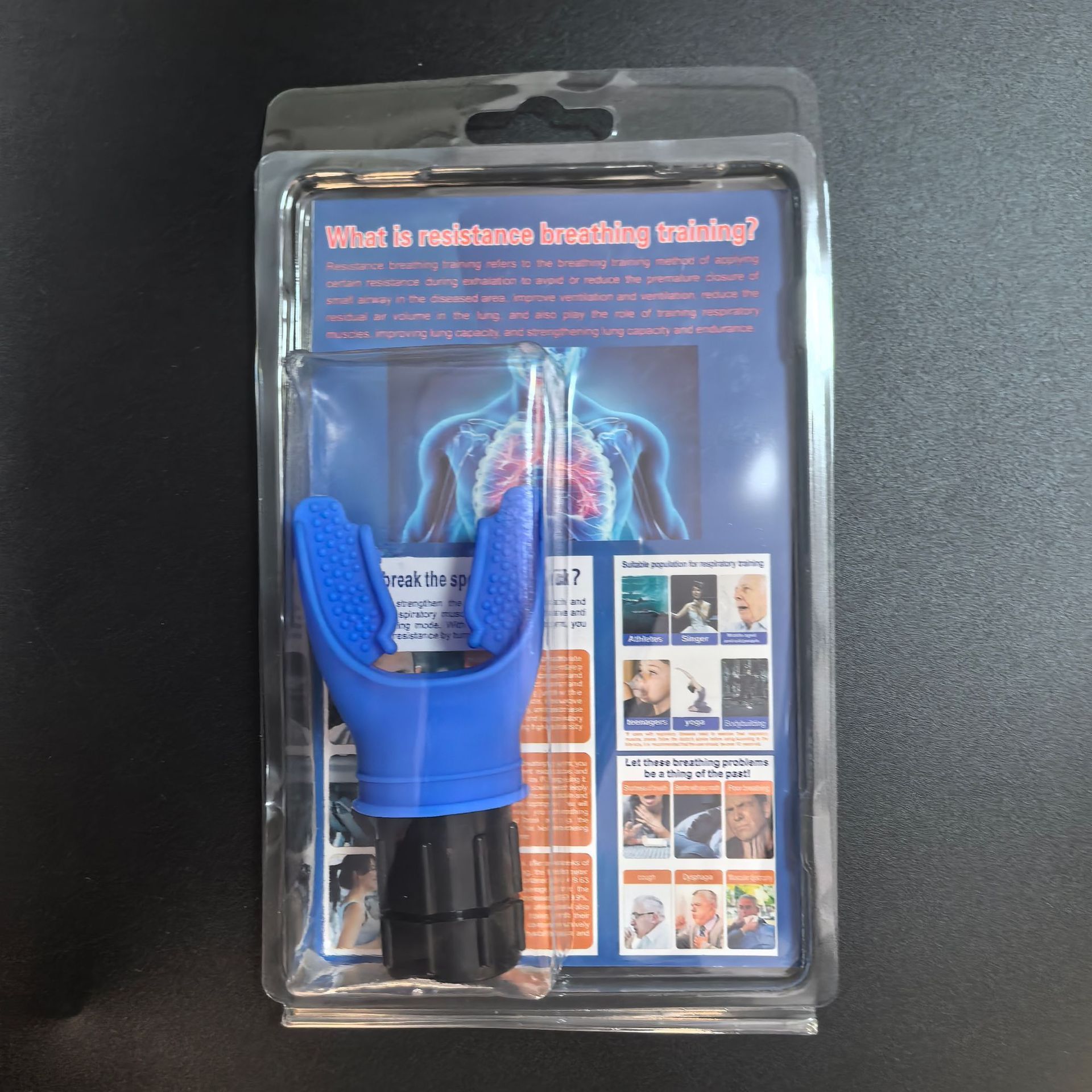 Estuche blíster azul