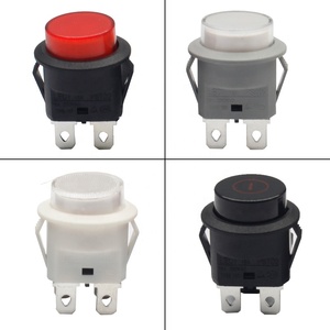 16A 250VAC 4 PIN interruttore a bilanciere a levetta pulsante microinterruttore rotondo - Product Image 6
