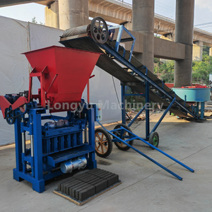 Longyu Machinery 4-35 Semi-<strong>automatic</strong> Hopper Brick Making <strong>Machine</strong> Small Non Fired Cement Brick Simple Production <strong>Line</strong> - Product Image 4