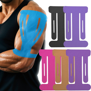 Bande de kinésiologie bande de sport coude élastique bande de kinésiologie pré-coupée <span class=keywords><strong>Bandage</strong></span> de Fixation intramusculaire collant Golf Fitness - Product Image 6