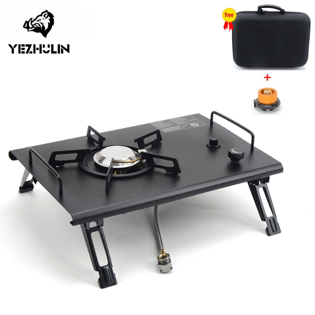 เตาแก๊สสีดำ