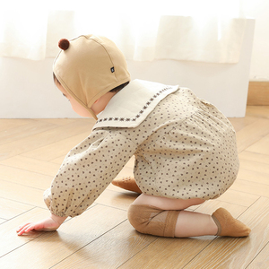 ベビーソックス膝パッドセット子供用膝プロテクタークロール滑り止め幼児新生児ソックス幼児用膝パッド