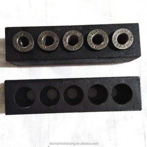 Post Tensioning Construction Multi Hole Flat Slab Wedge Anchorage for PC <strong>Strand</strong> - Product Image 2