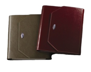 Binder Custom Made Classmate <strong>Lock</strong> Leather Diary <strong>Notebook</strong> <strong>With</strong> Card Holders Imprint logo Note Book Journal - Product Image 1