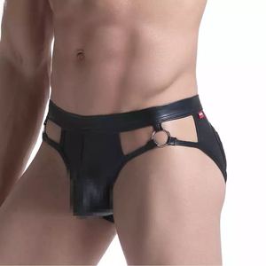 Ropa interior calada de cuero de imitación transpirable sexy para hombre Venta caliente - Product Image 2