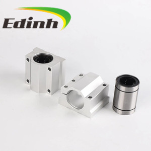 Caja de rodamiento de bolas de movimiento lineal de aluminio SCS10LUU, buje de unidad deslizante CNC, bloque deslizante de rodamiento de rodillos lineal de 68mm de largo - Product Image 2