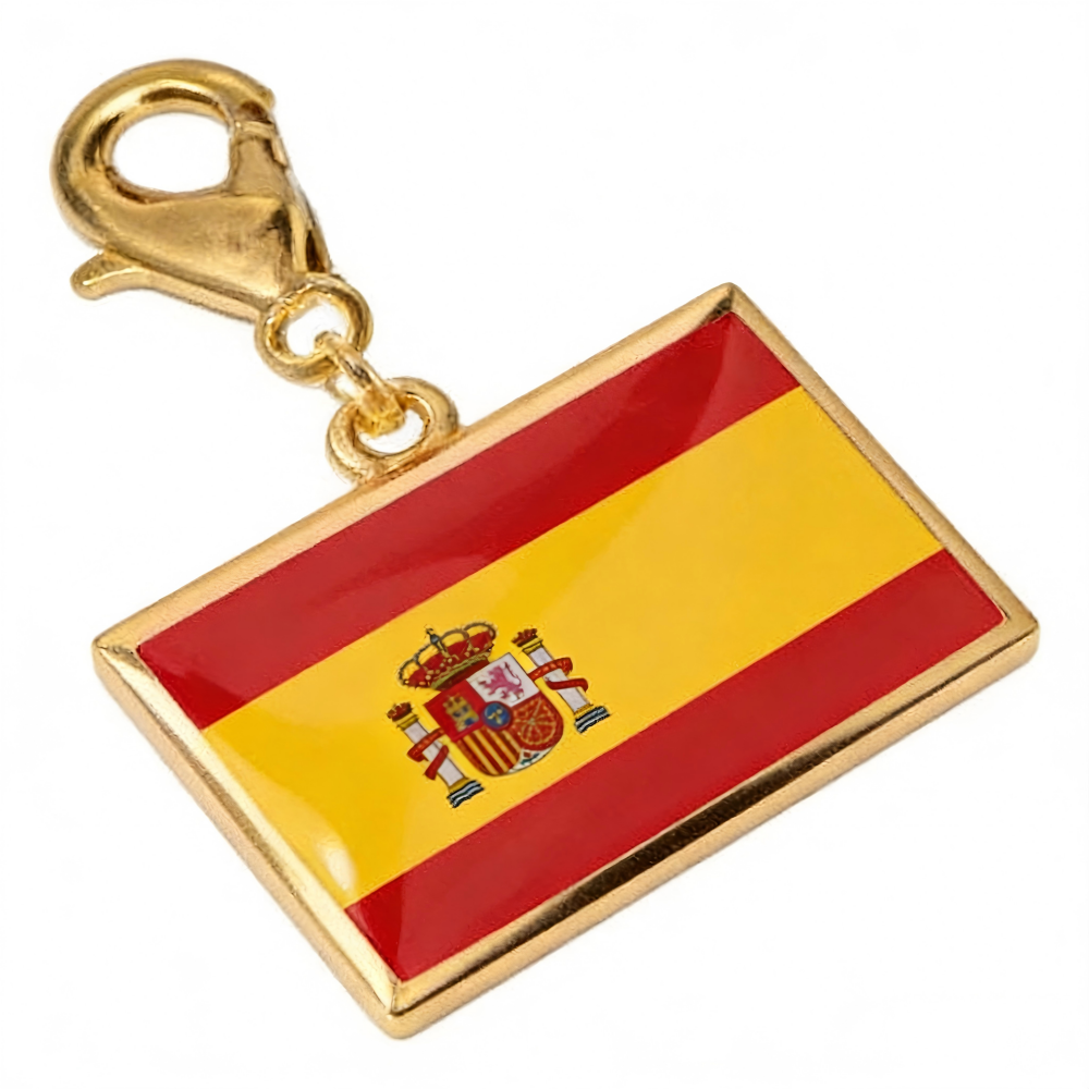 Bandera española dorada