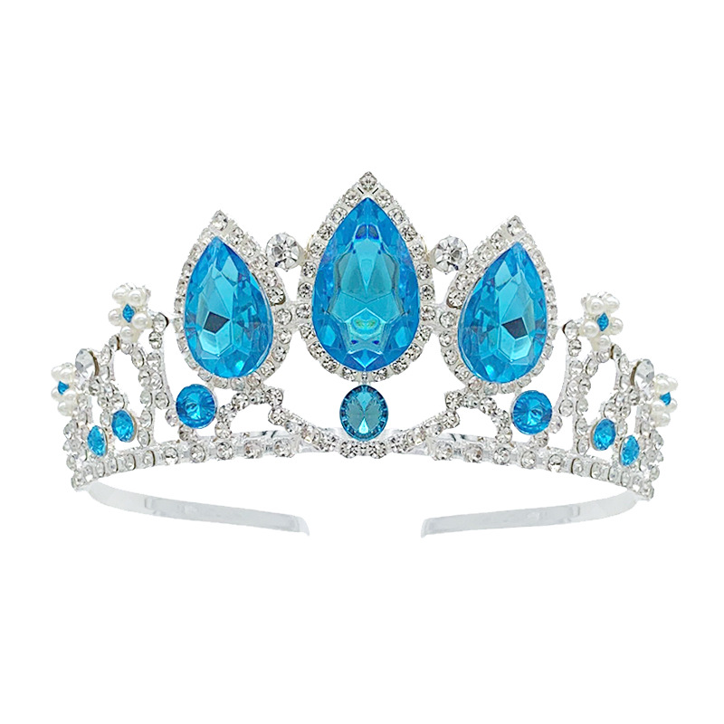 Argent + diamant bleu