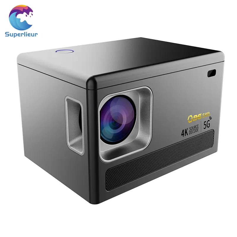 Superlieur Smart WIFI 3D LCD Video completo 1280x720P 180 ANSI lumen portatile Home Theater LED HD proiettore digitale Android