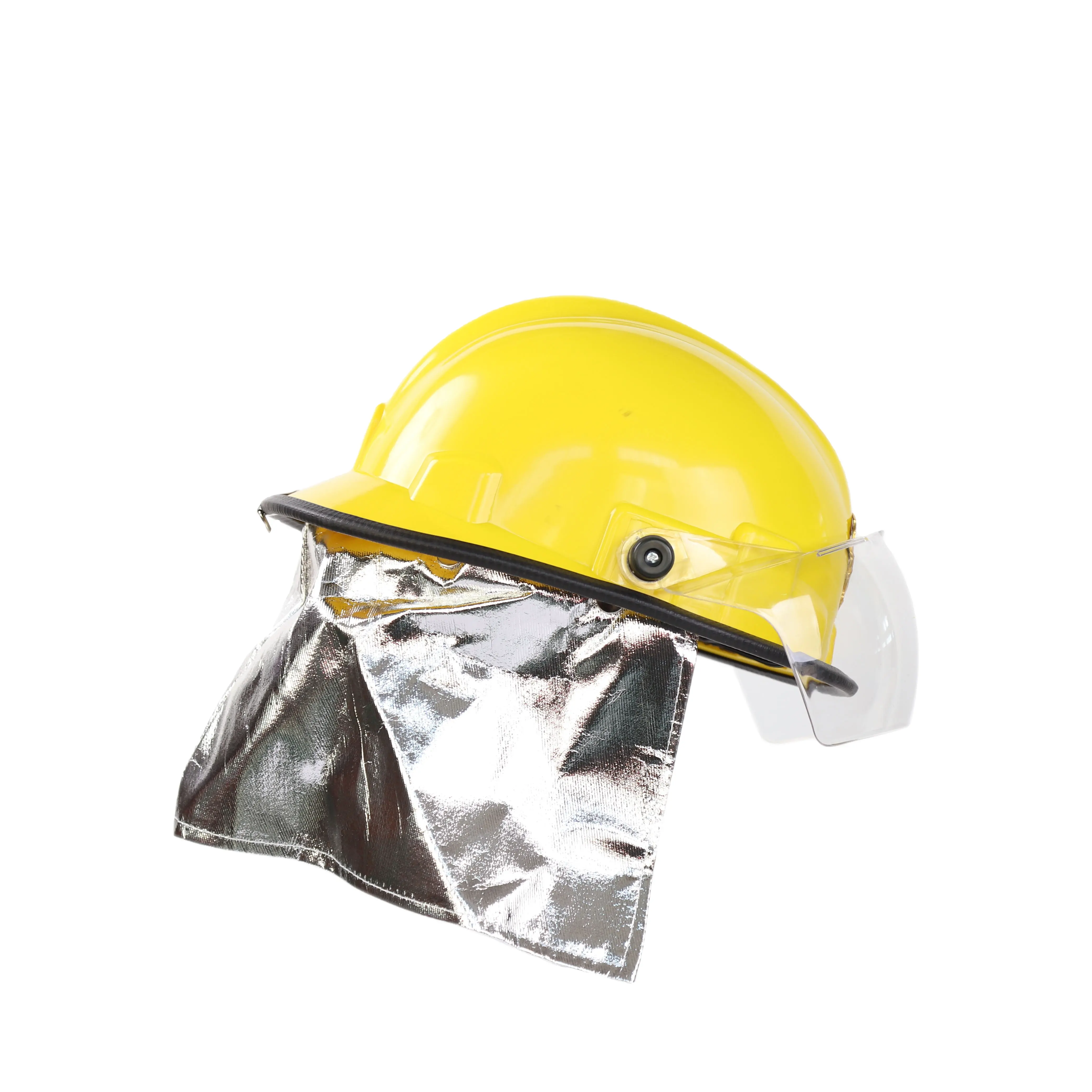 Combinaisons de pompier de haute qualité avec écran de sécurité pour casque de protection en matériaux carbonatés Ply Équipement essentiel de pompier