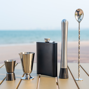 Altın yeni 304 paslanmaz çelik ölçüm fincan çift dozajlama fincan Bartending aracı kırılgan Jigger kırmak kolay değil - Product Image 4
