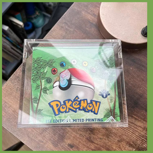 Booster gói tùy chỉnh hộp hiển thị trường hợp rõ ràng acrylic với Poke Mon nam châm Nắp UV bảo vệ ưu tú huấn luyện viên etb lưu trữ trường hợp - Product Image 2