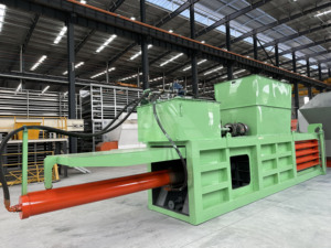 Waste Hydraulic Press 200 Ton Pet Bottle Horizontal Hydraulic Baler <strong>Machine</strong>