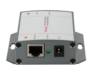 IEEE802.3af/at標準10/100/1000MbpsアップリンクRJ45ポートを備えたシングルポートギガビットPoEインジェクターはIPネットワークPoE電源をサポートします - Product Image 1