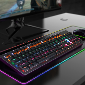 Anti Ghosting Tastiere Pc Gaming <strong>Keyboards</strong> <strong>Key</strong> Board Gaming <strong>Keyboard</strong> 104 <strong>Key</strong> Gaming <strong>Keyboard</strong> for <strong>Computer</strong> Desktop Gamer - Product Image 1