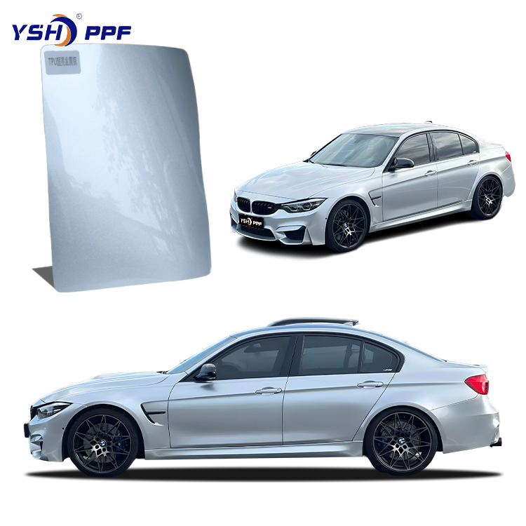 Super brillante plata metálica