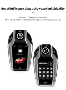 2024 Latest Version Smart <strong>Key</strong> With LCD Screen Display <strong>Key</strong> Universal for B---M--W Touch Screen Car <strong>Keys</strong> Keyless Entry Auto Lock