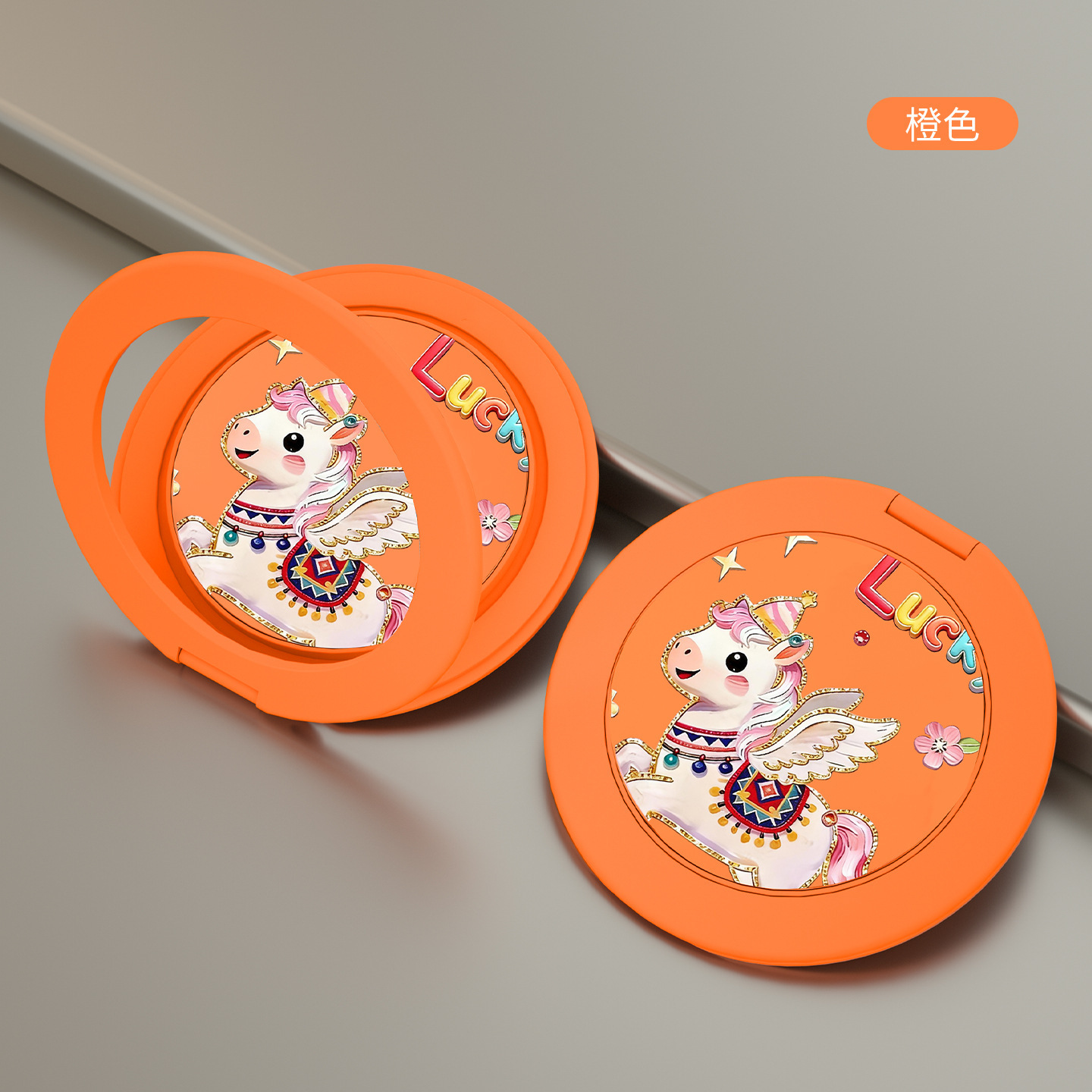 Tablette Pliable TS14 - Licorne Orange