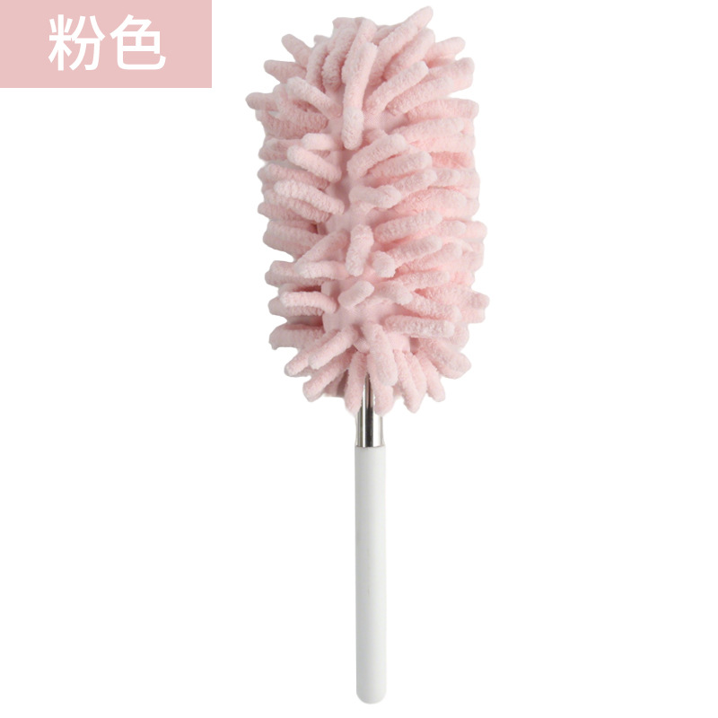 Pink Retractable Chenille Dust Duster