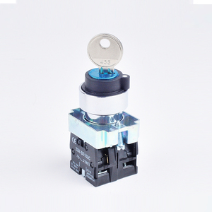 (Interruttore a chiave XB2 serie XB2 BG53) selettore a chiave di ritorno con blocco da 22mm interruttore a pulsante a 3 posizioni a 2 posizioni - Product Image 1