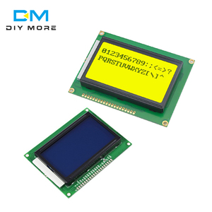 12864 128x64 Dots Grafik Blaue Farbe Hintergrundbeleuchtung LCD Display Modul Für Raspberry Pi - Product Image 1