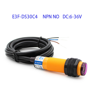 photoelectric switch E3F-DS30C4/C2/P1/P2 3 wire NPN NO NC distance 7-30cm+-10% adjustable M18 <strong>Diffuse</strong> <strong>reflection</strong> <strong>sensor</strong> - Product Image 5