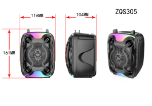 Dual Subwoofer Speaker with Bass Boost, Optical <strong>Input</strong> &amp; Wall Mounts - Home Theater Bluetooth Speaker - Product Image 3