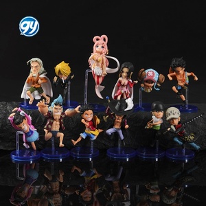 12 cái một mảnh hình anime <span class=keywords><strong>Luffy</strong></span> Zoro Hancock Luật <span class=keywords><strong>Shirahoshi</strong></span> ACE Búp bê đồ chơi tượng - Product Image 1