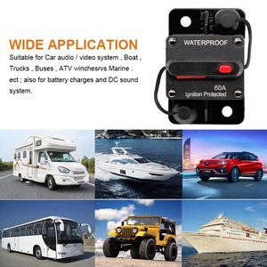 <strong>Automatic</strong> <strong>Circuit</strong> <strong>Breakers</strong> 80A 12V DC <strong>Circuit</strong> <strong>Breaker</strong> Waterproof with Manual <strong>Reset</strong> for Boats Truck Audio/Video Systems - Product Image 6