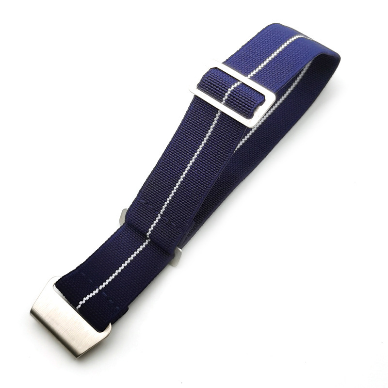 Blue and white