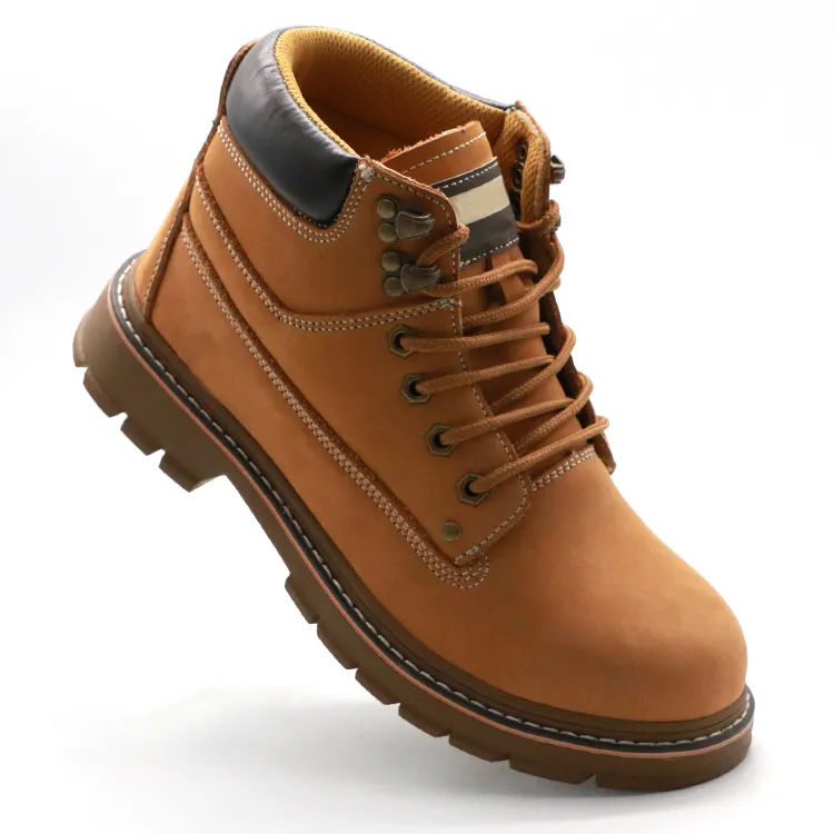 ENTE SAFETY Sapatos de segurança de trabalho unissex para homens, durável, com biqueira de aço e couro, para uso no atacado, com bico de aço e couro para engenharia