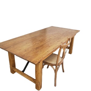 Tái Chế Thông Gỗ Lục Bình Giá Đỡ Cơ Sở Ngôi Nhà Trang Trại Bàn Ăn Cổ Điển - Product Image 4