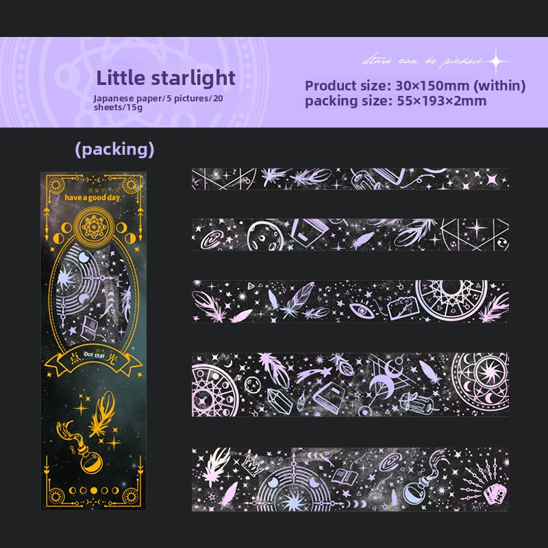 C 3 points de lumière des étoiles