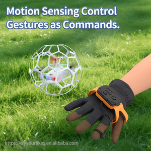 Ept 2.4G con quay hồi chuyển sáu trục hình cầu 360 ° diễn viên đóng Thế CuộN & độ cao giữ điều khiển từ xa bay đồ chơi UFO RC đồ chơi bóng bay không người lái cho bé - Product Image 4