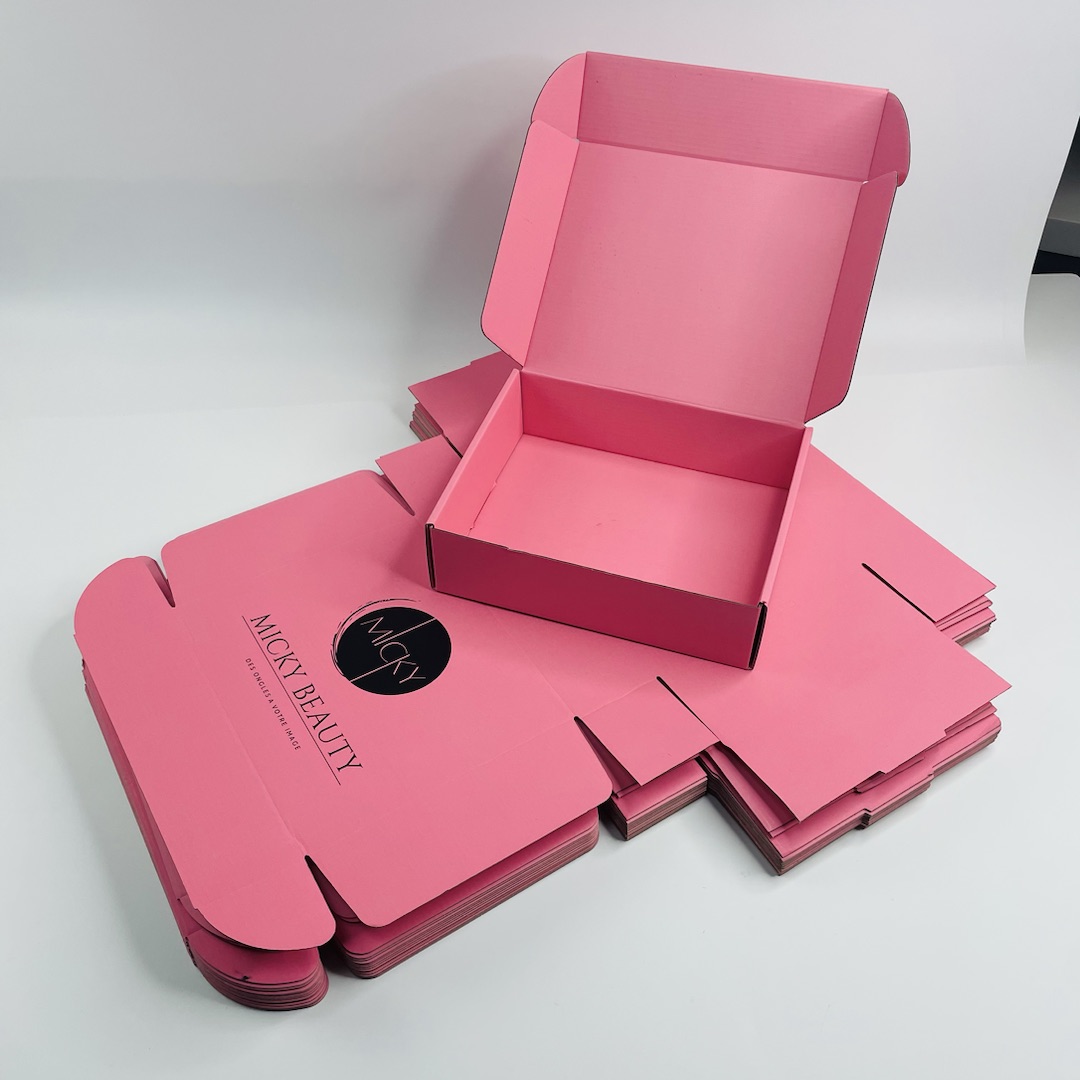 Uncoated paper box with same color inner