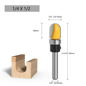 Set of 3 Profiling <strong>Deep</strong> Round Bottom Milling Woodworking <strong>Cutter</strong> Round Bottom Line <strong>Cutter</strong> Woodworking Milling <strong>Cutter</strong> - Product Image 6