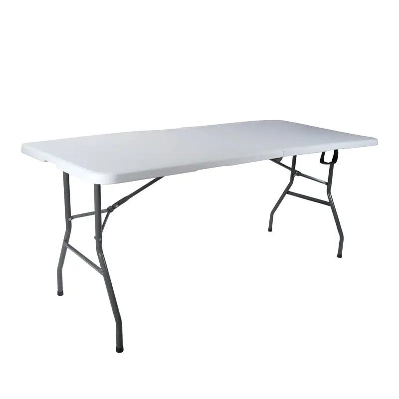 Oeytree 6 En 8ft Witte Opvouwbare Campingtafel Draagbare Picknick Plastic Tafel