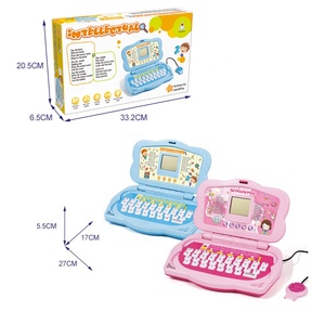 20 Funktionen pädagogisches Laptop-Spielzeug Kinder lernmaschine Interaktiver Computer in englischer Sprache mit LCD-Bildschirm und Maus
