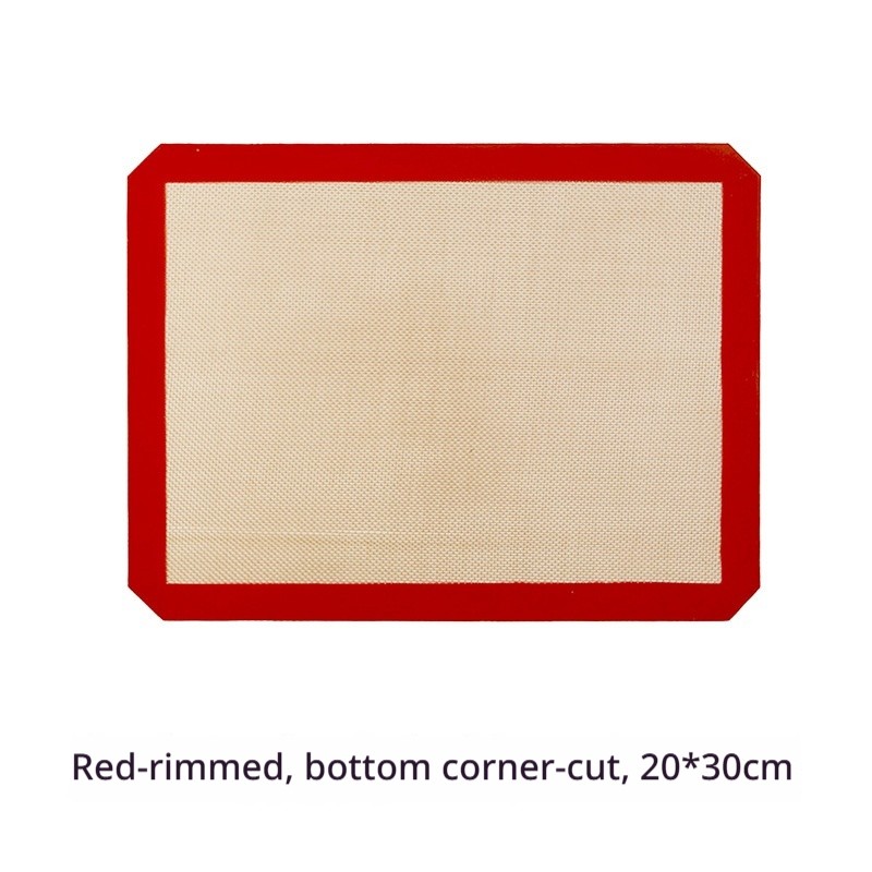 Coin de contre-dépouille de café bord rouge vif 20*30cm