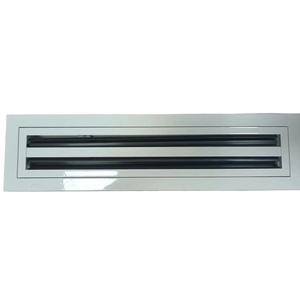 Difusor de ranura lineal de aluminio HVAC de diseño moderno con función de control de temperatura hecho de aleación de aluminio duradera - Product Image 1