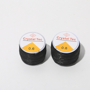 SOJI <strong>Factory</strong> Price Large Rolls 0.5MM 0.6MM 0.7MM 0.8MM 1MM Crystal <strong>Elastic</strong> Beaded <strong>String</strong> for Jewelry Making Necklace Bracelet - Product Image 4
