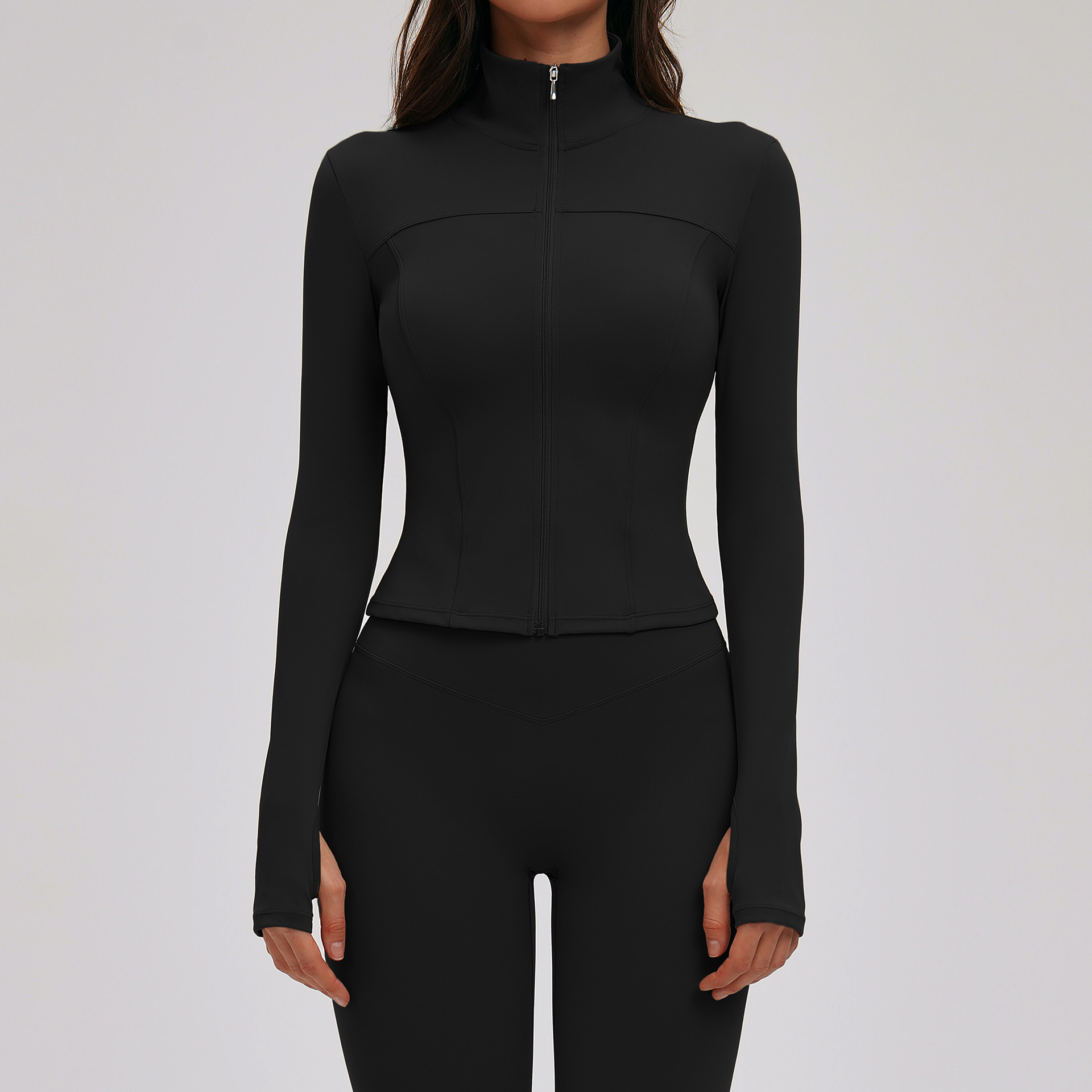 chaqueta negra