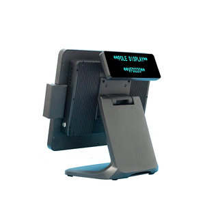 Dual-Touchscreen 15 Zoll 9,7 Zoll Aluminium legierung Shell Windows POS-Maschine Effiziente Registrier kasse für Restaurant Retail Shop - Product Image 3