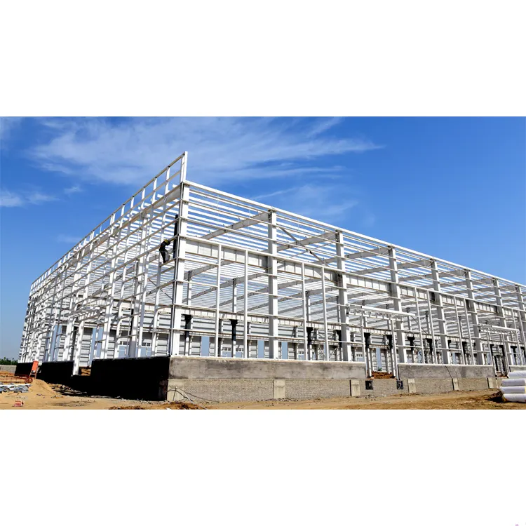 Низкая стоимость сборный склад стальная структура цеха промышленная стальная конструкция склад
