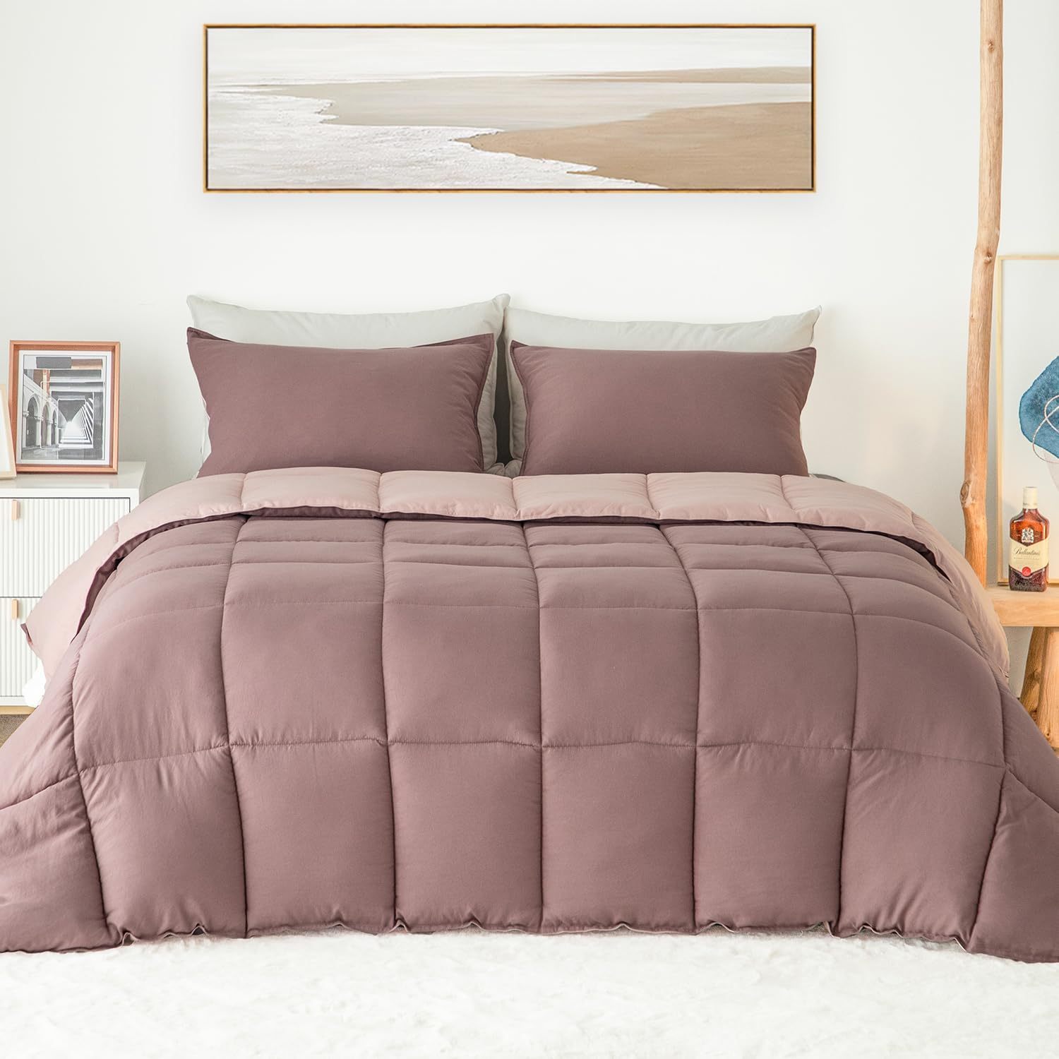 Mauve Crépuscule/Mauve pâle