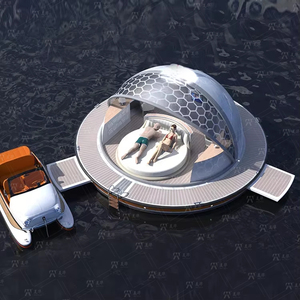 Du thuyền thể thao bằng nhôm bóng sang trọng với động cơ phía ngoài cho các bữa tiệc nước bao gồm nền tảng nổi và nhà thuyền - Product Image 2