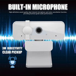 Kamera mit digitaler eingebauter Mikrofon-Webcam Keine Verzerrung HD 1080P-Computer-Webkamera für Video konferenzen - Product Image 3