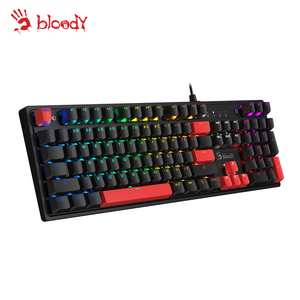 <strong>A4Tech</strong> Bloody S520N 104-Key BLMS Mechanical <strong>Keyboard</strong> High Performance Hot-Swappable Switch RGB Backlit Effect USB for Laptop - Product Image 2